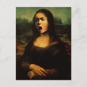 Caravaggio Medusa Mona Lisa Briefkaart