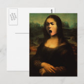 Caravaggio Medusa Mona Lisa Briefkaart (Voorkant / Achterkant)