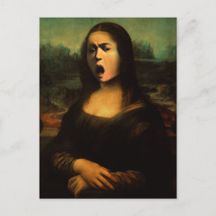 Caravaggio Medusa Mona Lisa Briefkaart