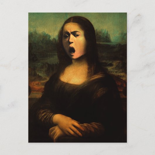 Caravaggio Medusa Mona Lisa Briefkaart (Voorkant)