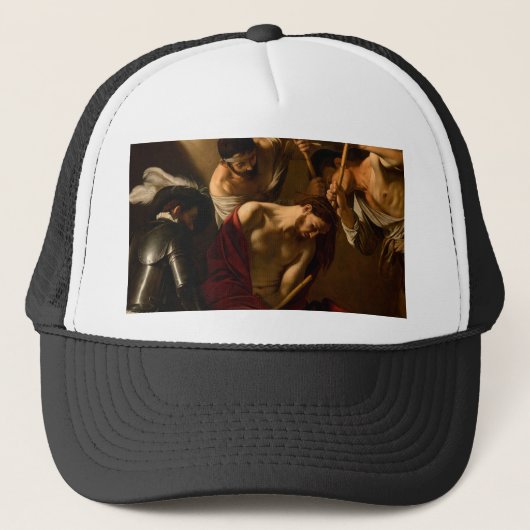 Caravaggio Michelangelo Merisi Trucker Pet (Voorkant)