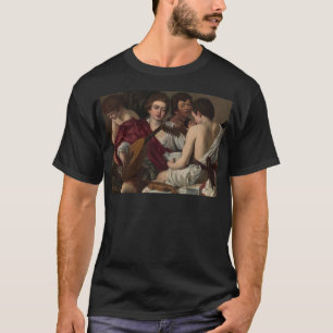 Caravaggio - Musici - Klassieke kunst T-shirt