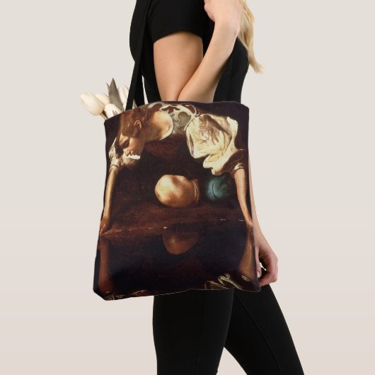 CARAVAGGIO - Narcissus 1598 Tote Bag (Dichtbij)