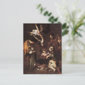 Caravaggio - Nativiteit met St Francis & St Lawren Briefkaart (Staand voorkant)