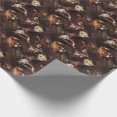 Caravaggio - Nativiteit met St Francis & St Lawren Cadeaupapier (Hoek)