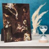 Caravaggio - Nativiteit met St Francis & St Lawren Fotoplaat (Zijkant)