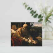 Caravaggio - offers Isaac Briefkaart (Staand voorkant)