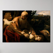 Caravaggio - offers Isaac Poster (Voorkant)