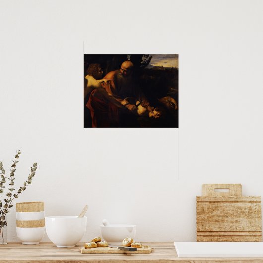 Caravaggio - offers Isaac Poster (Keuken)