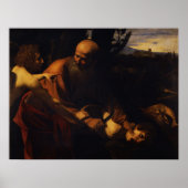 Caravaggio - offers Isaac Poster (Voorkant)