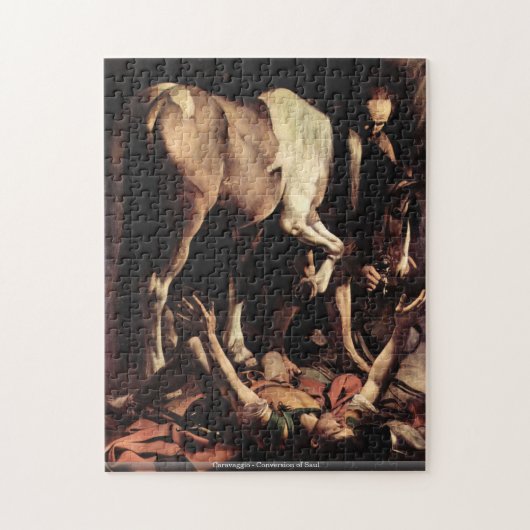Caravaggio - Omschakeling van de Saul puzzle Legpuzzel (Verticaal)