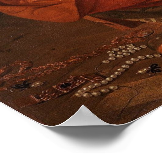 Caravaggio - Penitent Magdalene 1594 Poster (Hoek)