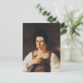 Caravaggio - Portret van een Courtesan Painting Briefkaart (Staand voorkant)