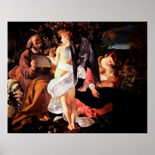 Caravaggio: Rest on the Flight into Egypt  Poster
