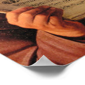 Caravaggio-Resting op vlucht naar Egypte Poster (Hoek)