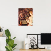 Caravaggio-Resting op vlucht naar Egypte Poster (Thuiskantoor)