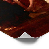 Caravaggio-reurrectie van Lazarus Poster (Hoek)