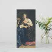 Caravaggio - Saint Catherine of Alexandria Feestdagenkaart (Staand voorkant)