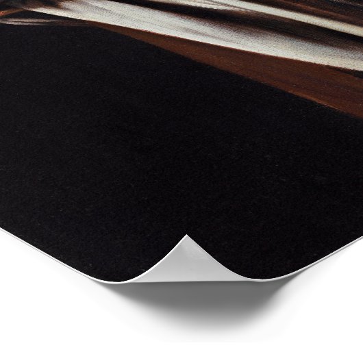 Caravaggio - Saint Jerome Writing 1605 Poster (Hoek)