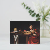 Caravaggio - Saint Jerome Writing Briefkaart (Staand voorkant)