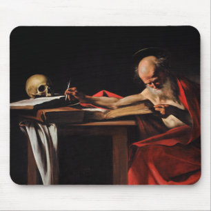 Caravaggio - Saint Jerome Writing Muismat