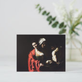 Caravaggio - Salome - Klassieke barokeskunst Briefkaart (Staand voorkant)