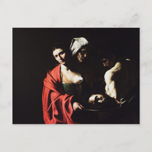 Caravaggio - Salome - Klassieke barokeskunst Briefkaart
