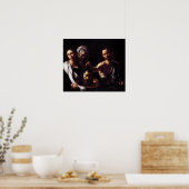Caravaggio - Salome met hoofd van John De baptist Poster (Keuken)