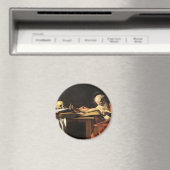 Caravaggio - San Gerolamo - Renaissanceschilderij Magneet (Insitu (Vaatwasser))