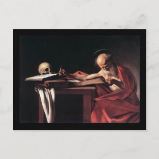 Caravaggio St Jerome Briefkaart