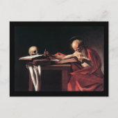 Caravaggio St Jerome Briefkaart (Voorkant)