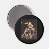Caravaggio St John De Doper Magneet (Voorkant / Achterkant)