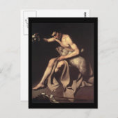 Caravaggio St John The Baptist Briefkaart (Voorkant / Achterkant)