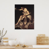Caravaggio St John The Baptist Poster (Keuken)