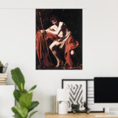 Caravaggio St John The Baptist Poster (Thuiskantoor)