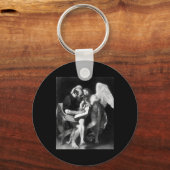 Caravaggio St Matthew en de Angel Sleutelhanger (Voorkant)