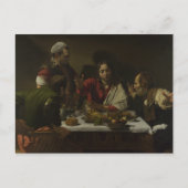 Caravaggio - Supper bij Emmaus Briefkaart (Voorkant)