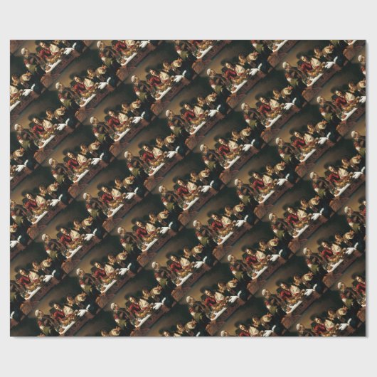 Caravaggio - Supper bij Emmaus - Klassieke schilde Cadeaupapier (Vlak)