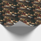 Caravaggio - Supper bij Emmaus - Klassieke schilde Cadeaupapier (Hoek)