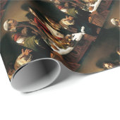 Caravaggio - Supper bij Emmaus - Klassieke schilde Cadeaupapier (Rol Hoek)