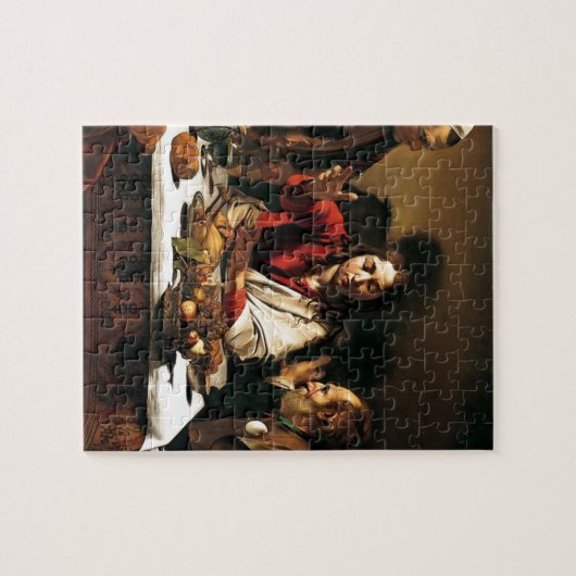 Caravaggio - Supper bij Emmaus - Klassieke schilde Legpuzzel (Horizontaal)
