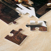 Caravaggio - Supper bij Emmaus - Klassieke schilde Legpuzzel (Zijkant)