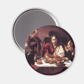 Caravaggio - Supper bij Emmaus Magneet (Voorkant / Achterkant)