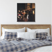 Caravaggio The Calling of Saint Matthew Canvas Afdruk (Insitu (Slaapkamer))