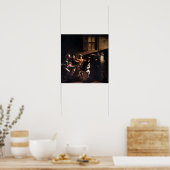 Caravaggio The Calling of Saint Matthew Poster (Keuken)