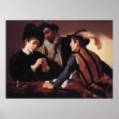 Caravaggio The Cardsharps Poster (Voorkant)