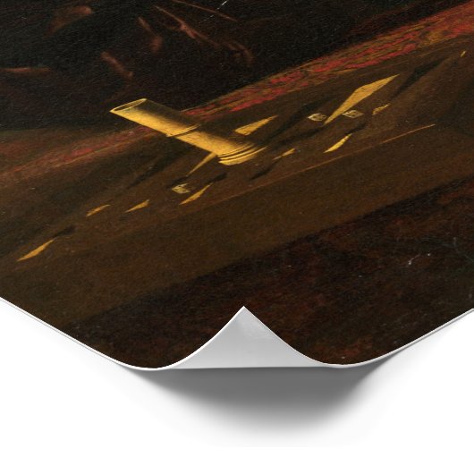 Caravaggio - The Cardsharps Poster (Hoek)