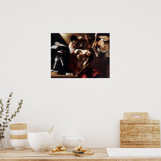 Caravaggio The Crowning with Thorns Poster (Keuken)