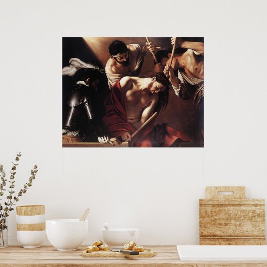 Caravaggio The Crowning with Thorns Poster (Keuken)