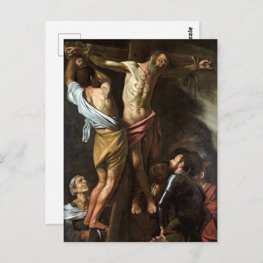 Caravaggio The Crucifixation of Saint Andrew Briefkaart (Voorkant / Achterkant)